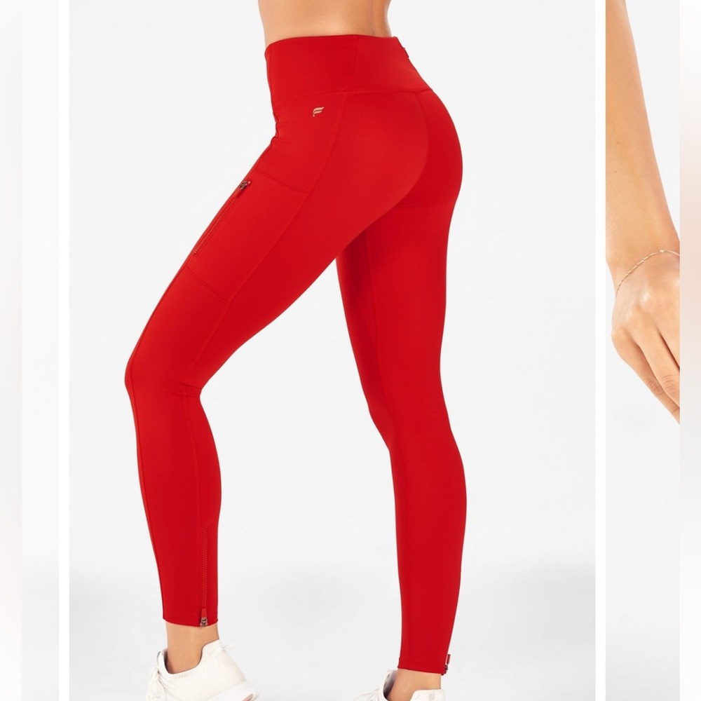Trinity Motion365® HW Utility Legging in Persimmon Red